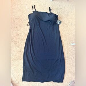Black dress with straps